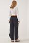 Women's Black Side Slit Ayrobin Shalwar Trousers DE00001 - 3