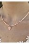 Heart Enamel Colorful Necklace - 2