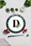 Glass Cutting Board - Glass Cutting Board |   Letter Design |   D |   Diameter32Cm