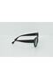 Cat Eye Patterned Black Sunglasses - 22227 - 3