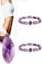 Certified Natural Amethyst Body Purifying Slimming Bracelet