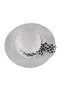 Panama Women's Beach Hat (Mercerized) (White) - 2