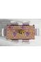 Purple Damask Pattern Tablecloth - (Fine Linen, International Washing and Fading Certificate) - 2