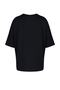 Black Oversized/Wide Cut City Printed 100% Short Sleeve T-Shirt TMNSS20TS1102 - 8