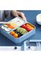 Hot Portable 1100ml Lunch Box Lunch Box Lunch Box with Compartments Pink Bl9807-2 - 3