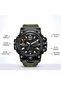 Men's Wristwatch Analog Digital Sports Black Fashion Trend Watch Camouflage Green 1545 - 4