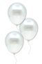 White Color Metallic Balloon 50 Pieces 30 cm Latex Party Concept Decoration Henna Birthday Balloon - 3