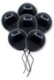 Black Color Metallic Balloon 50 Pieces 30 cm Latex Party Concept Organization Henna Birthday Balloon