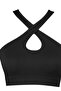Black Seamless/Seamless Light Support/Shape Thick Strap Knitted Sports Bra Twoaw23Ss00002 - 7