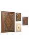 Antique 17x24 cm112 YpChecked Thread Stitched Hard Cover Concept Notebook with Special Pages - 2
