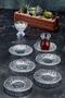 12 Pieces Trend Special Design Crystal Glass Tea Plate Bowl 12 Pieces - 2
