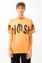 Mock Neck Sweatshirt with Text Pattern - 3