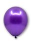Purple Colored Metallic Balloon 50 Pieces 30 cm Latex Violet Color Birthday Party Themed Ornament Balloon - 4