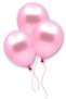 Pink Colored Metallic Balloon 10 Pieces 30 cm Latex Birthday Gender Party Themed Concept Balloon