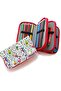 Pencil Case Unicorn-flamingo-avacado Patterned Kawai Organizer Pencil Case Three Compartment Pen Holder - 3