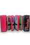 Pencil Case Flamingo Black Kawai Organizer Pencil Case Vegan Leather Three Compartment Pen Holder - 5