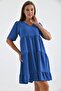 Women's V-Neck Tiered Ayrobin Dress - 6