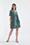 Women's v-neck Layered Ayrobin Dress - 3