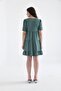 Women's v-neck Layered Ayrobin Dress - 7