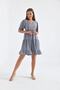 Women's V-Neck Tiered Ayrobin Dress - 3