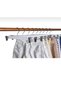 Wooden White Dress Clothes Hanger with Latch Trouser Skirt Hanger 24 Luxury Hangers - 5