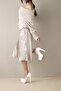 1840 White Matte 15 cm Women's Classic Platform Heeled Shoes - 2
