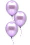Light Purple Colored Metallic Balloon 50 Pieces 30 cm Latex Light Violet Lilac Birthday Party Themed Balloon - 3