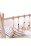 Wooden Plank Ring Curtain Ring Napkin Ring 3 cm (10 Pieces) - 4