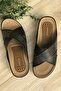 11259 Black Massage Soft Orthopedic Sole Cross Summer Women's Slippers