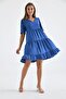 Women's V-Neck Tiered Ayrobin Dress - 5