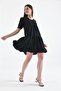 Women's V-Neck Tiered Ayrobin Dress - 3