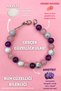 Spirit Beauty Natural Stone Women's Talisman Bracelet 18Pcs (Pink Quartz, Amethyst, Howlite) Chi-Zen Bracelet