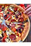 New Pizza and Lahmacun Tray with 32cm Holes - 2