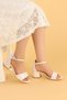 769 Sand Glitter Daily Girl's 3 Cm Heel Sandals Shoes - 2