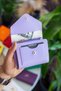 Columbia Vegan Leather Mini Lilac Women's Wallet with Coin Compartment and Loose Card Holder - 2