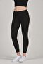 Women's Polyamide Silm Fit Athlete Ankle Length Black Lycra Tights -4036 - 6