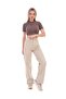 Ngbutika Beige Wide Leg Palazzo High Waist Trousers - 3