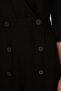 Black Button-Detail Mini Woven Jacket Dress TWOSS20EL0407 - 5