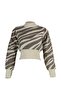 Vizon Zebra Desenli Crop Triko Kazak TWOAW21KZ0010 - 7
