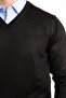 Men's Thin Wool Knitwear Knit Regular Dad V-Neck Sweater 5130 - 5