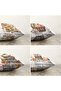 Double Sided 4-Piece Basket Pumpkin Concept Digital Printed Modern Raschel Knitted Pillow Throw Pillow Cover - 2