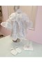 White Baby Rompers with Cloak - 4