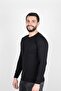 Regular Men's Knitwear Navy Blue Sweater Crew Neck Winter Woven - 2