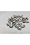 18 Mm (1.8 Cm) Rivoli-round Crystal Glass Stone White (60 Pieces) - 2