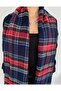 Navy Blue Scottish Scarf - 5
