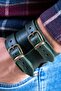 Johnny Depp Handcrafted Antique Khaki Men's Leather Bracelet Jonny001 - 2