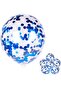 Blue Numeral Balloon Sequin Transparent Balloon Blue Tones Balloon Bouquet - 2