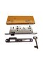 Lock 141 R Extra Recessed Door Lock with Single Key and Rosette Hole - Oval Chrome / 45 Mm - 4