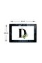 Glass Cutting Board - Glass Cutting Board |   Letter Design |   D |   20cm X 30cm - 4