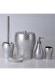 Helix 5 Piece Bathroom Set Silver